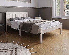Rio White Washed Bedframe